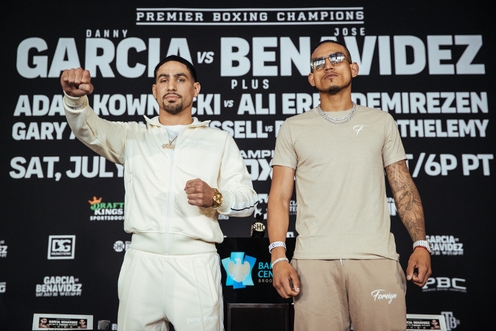 LIVE RESULTS Danny Garcia Jose Benavidez Jr Undercard From Barclays